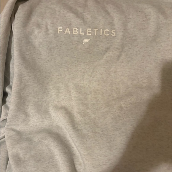 Fabletics mock neck gray Pullover - Picture 2 of 2